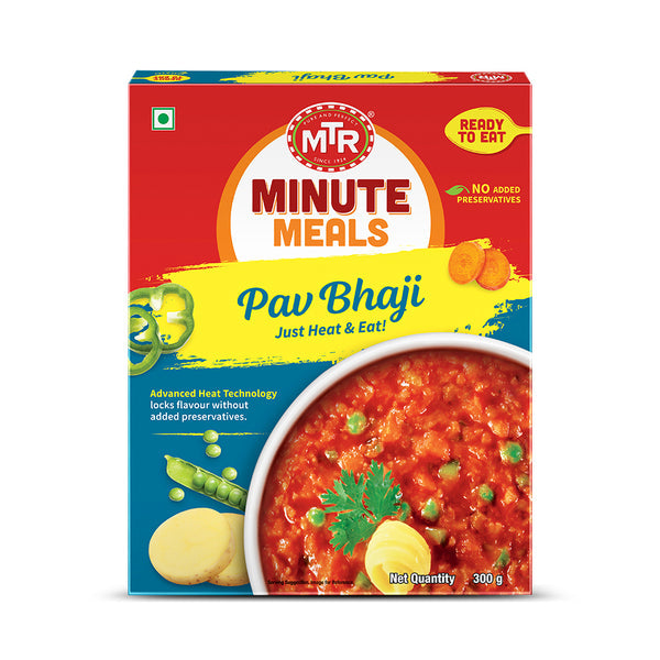 MTR Ready To Eat Pav Bhaji - 300 Gm (10.58 Oz)