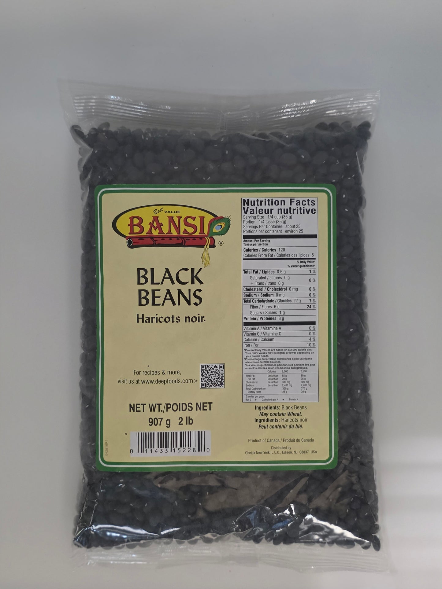 Bansi Black Beans - 2 Lb (907 Gm)