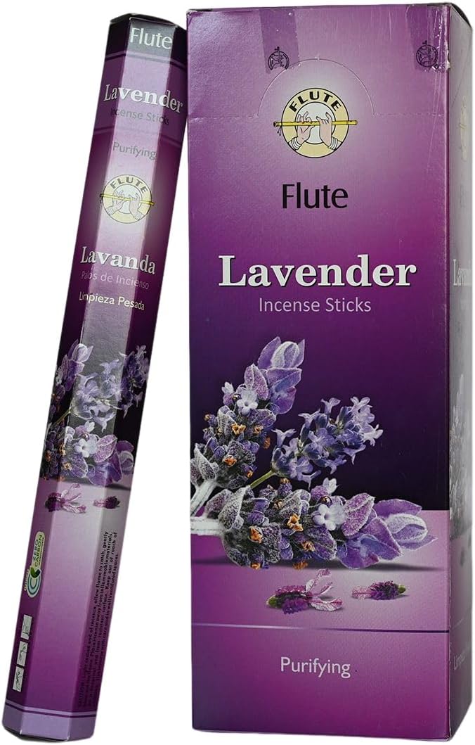 Flute Incense Lavender 6 Pk - 120 Sticks