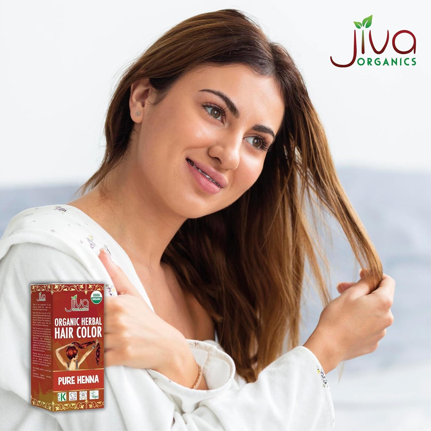 Jiva Organic Pure Henna Hair Color- 100 Gm