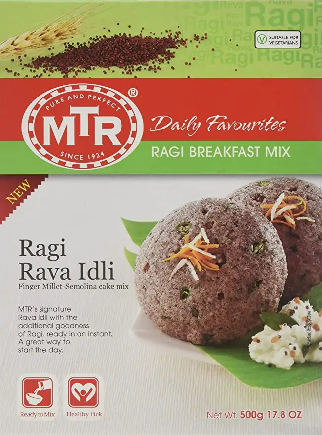 MTR Ragi Rava Idli Mix - 500 Gm (1.1 Lb)