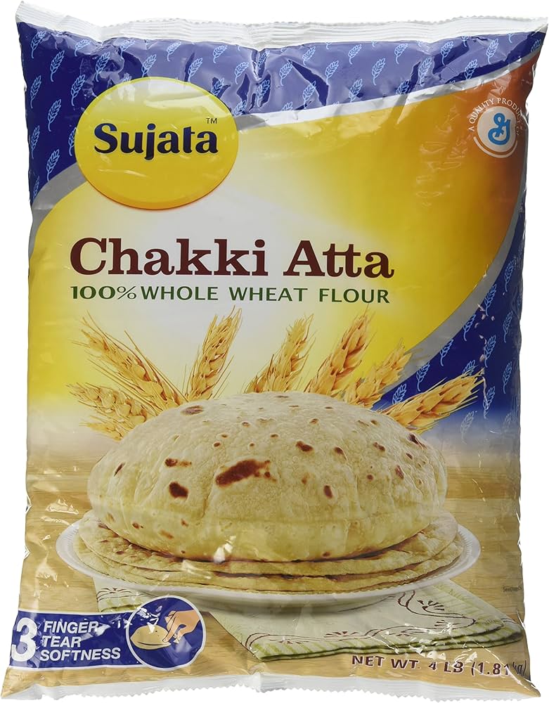Sujata Chakki Atta Whole Wheat Flour - 2 Lb