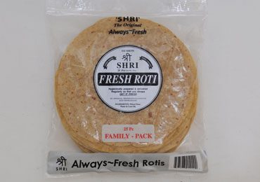 Shri Original Fresh Roti Family Pack - 25 Pc Big