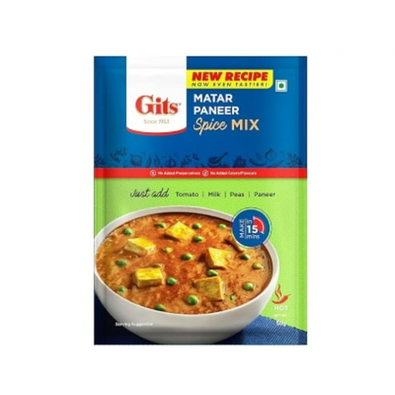 Gits Spice Mix Matar Paneer - 50 Gm