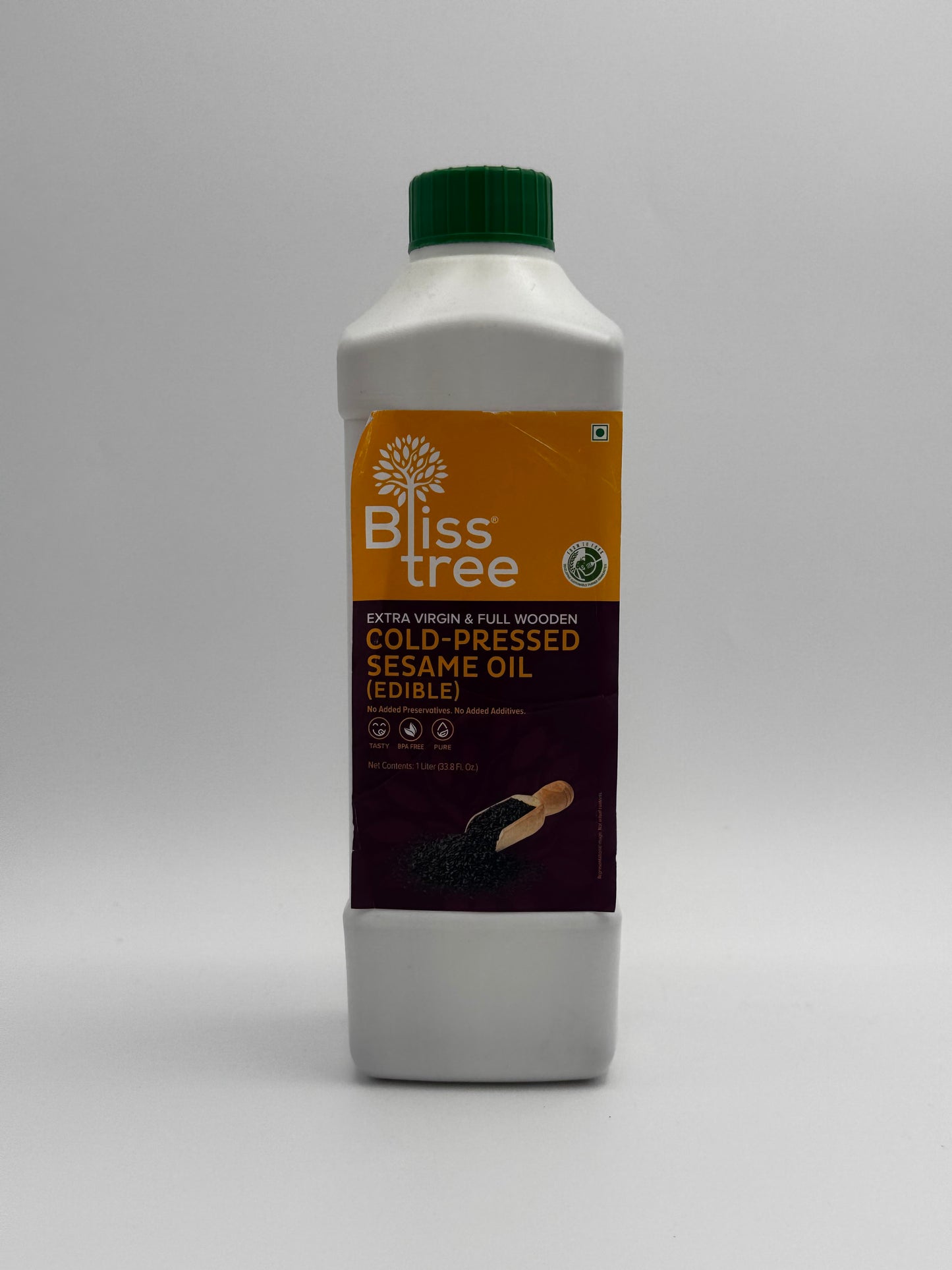 Bliss Tree Cold- Pressed Sesame Oil - 1 L (33.8 Oz)