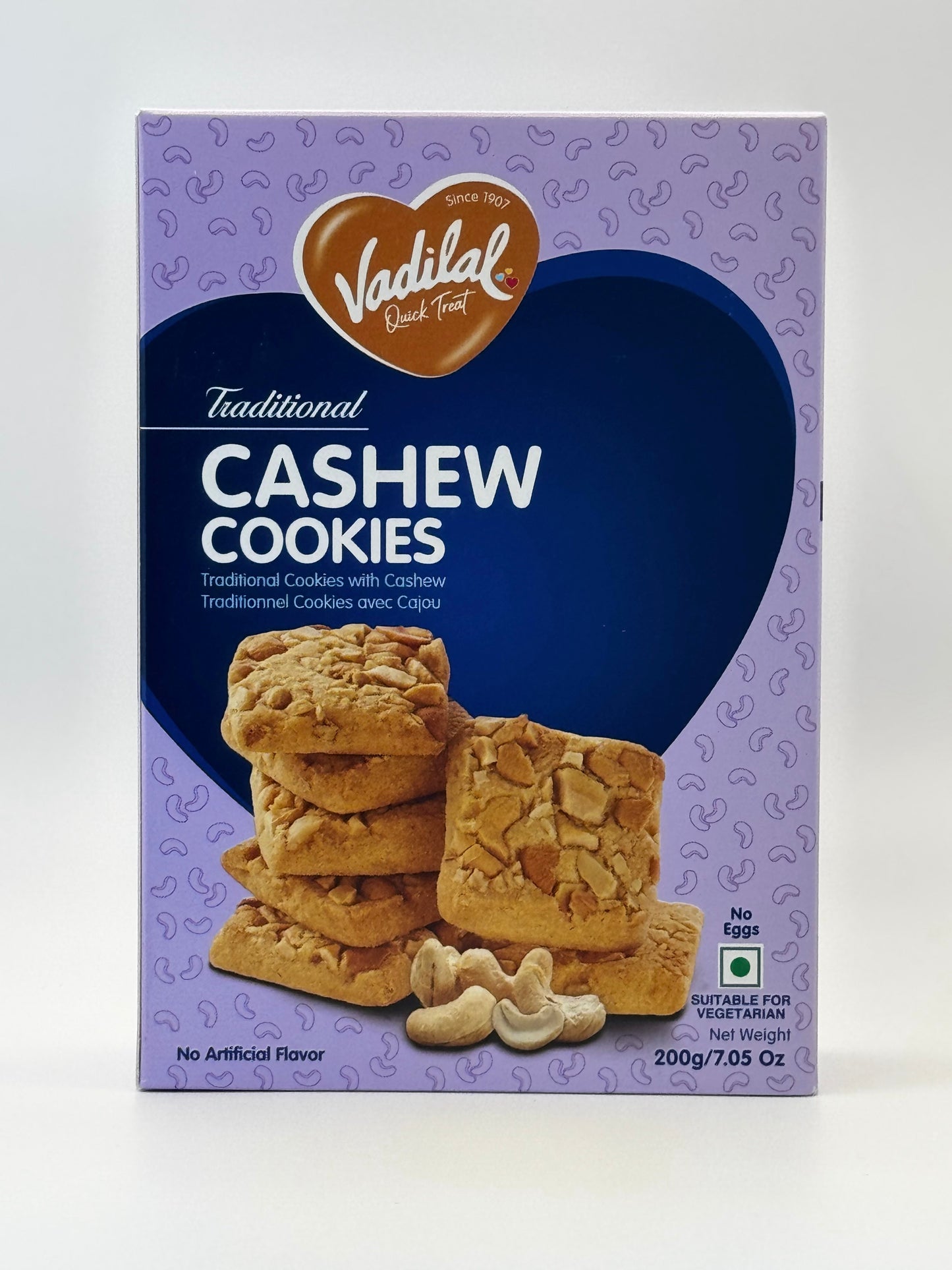 Vadilal Cashew Cookies - 200 Gm (7 Oz)