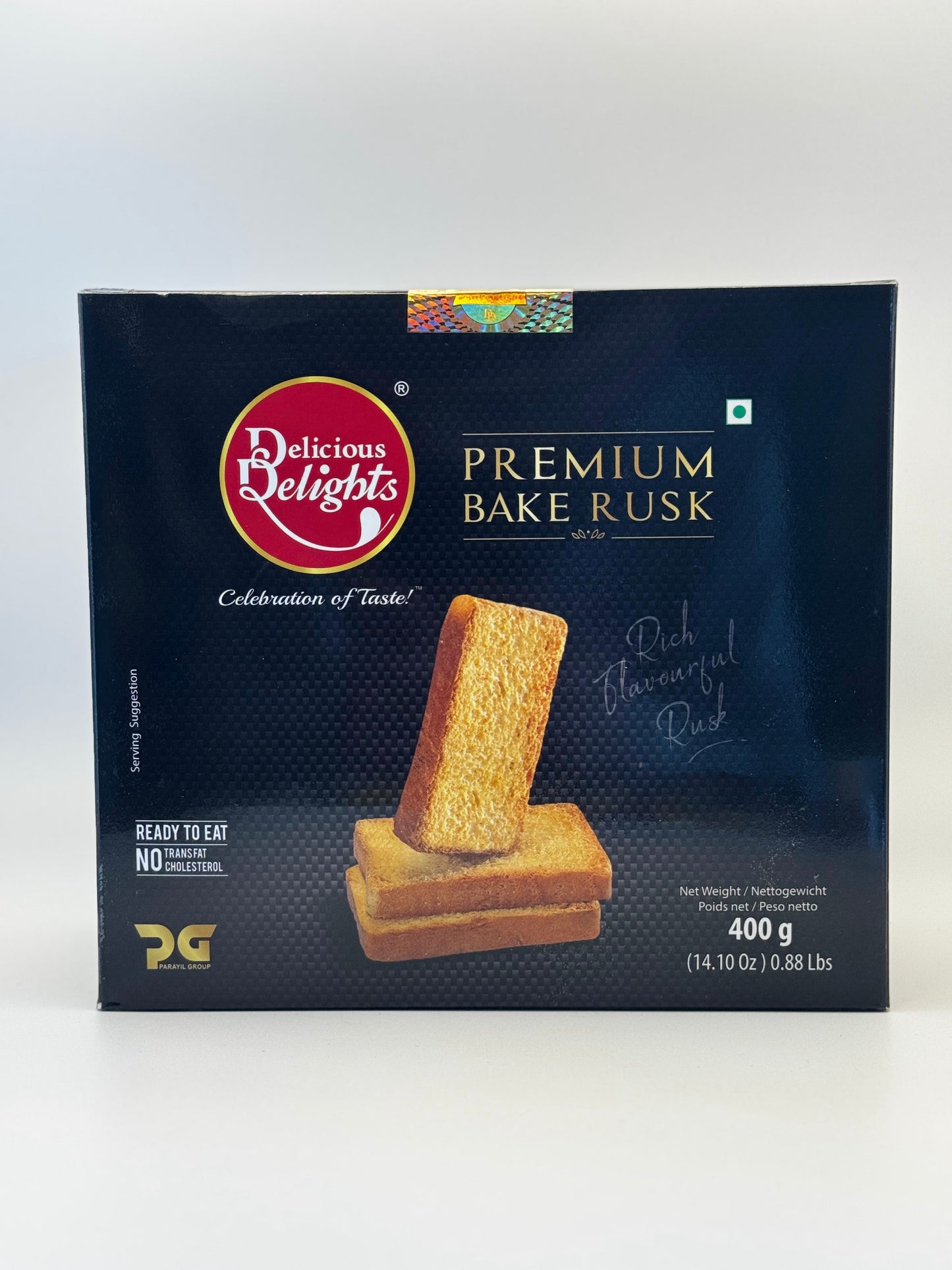 Delicious Delights Premium Bake Rusk - 400 Gm