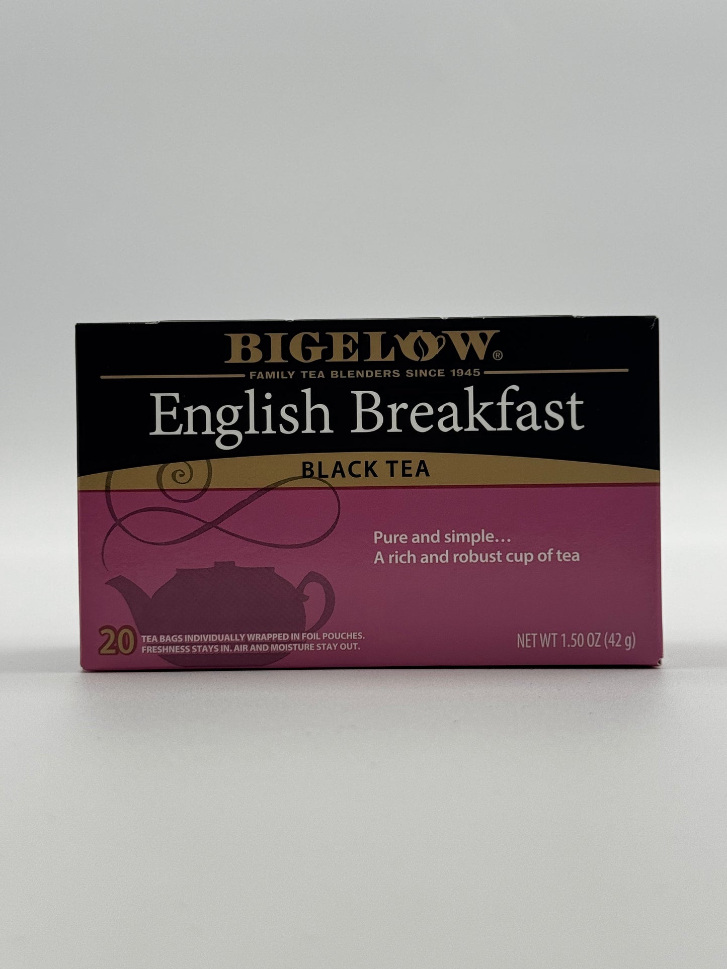 Bigelow English Breakfast Tea 20 Pk - 42 Gm