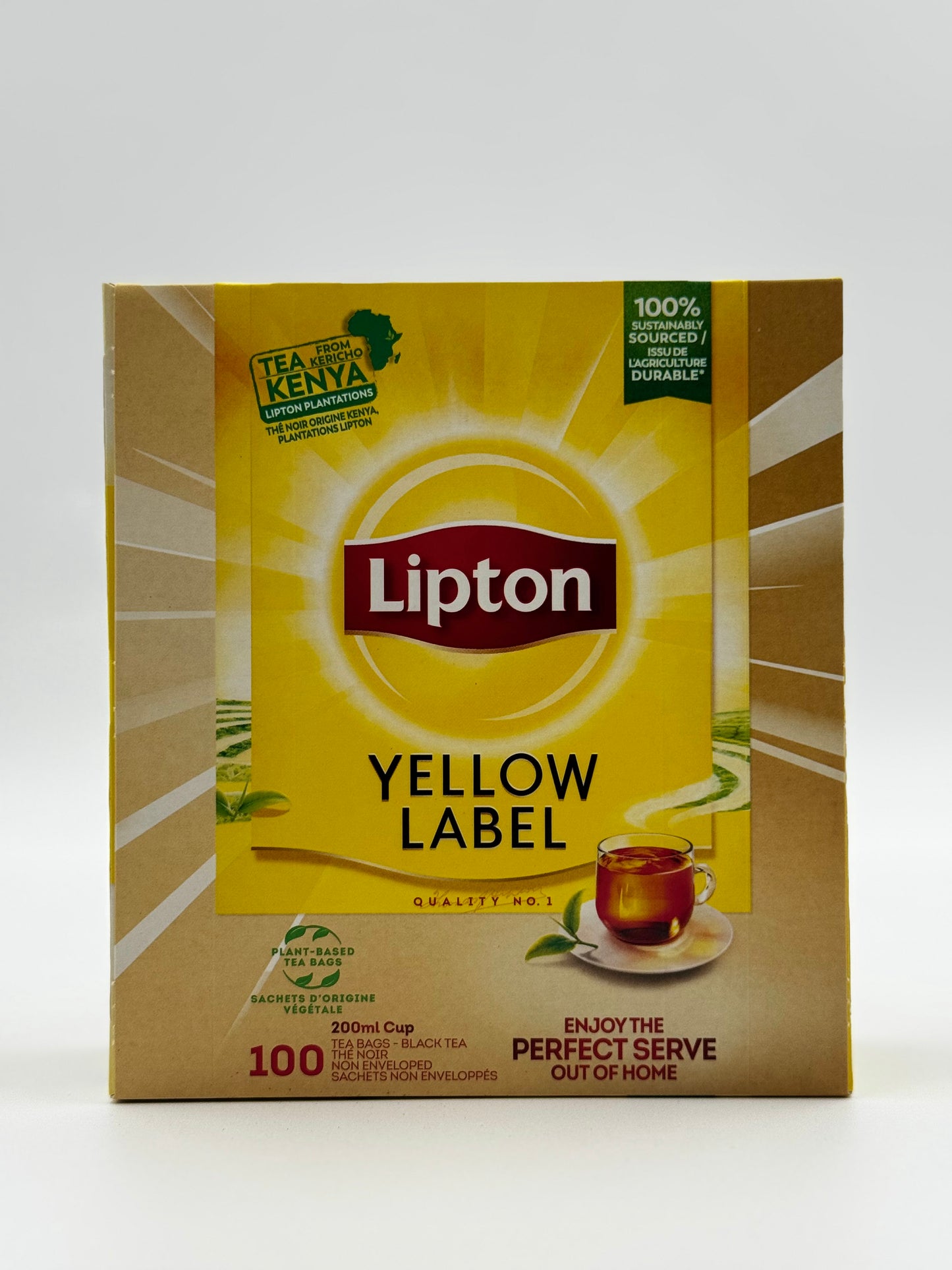 Lipton Yellow Label Tea 100 Pk -200 Gm