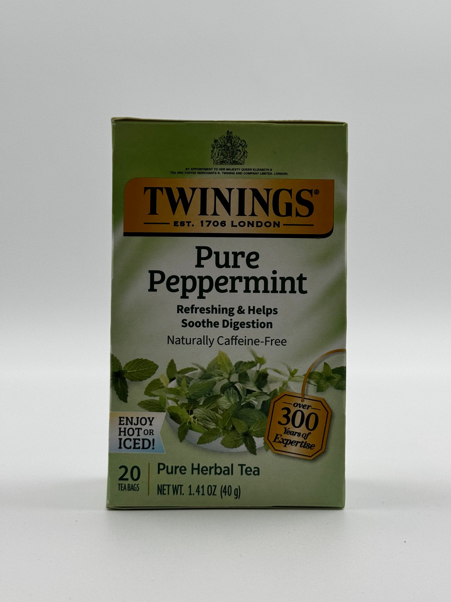 Twinings Tea Pure Peppermint 20 Pk - 40 Gm