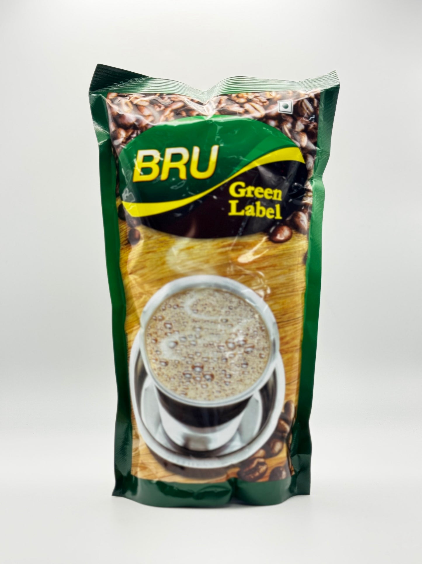 BRU Green Label Pouch - 500 Gm (1.1 Lb)