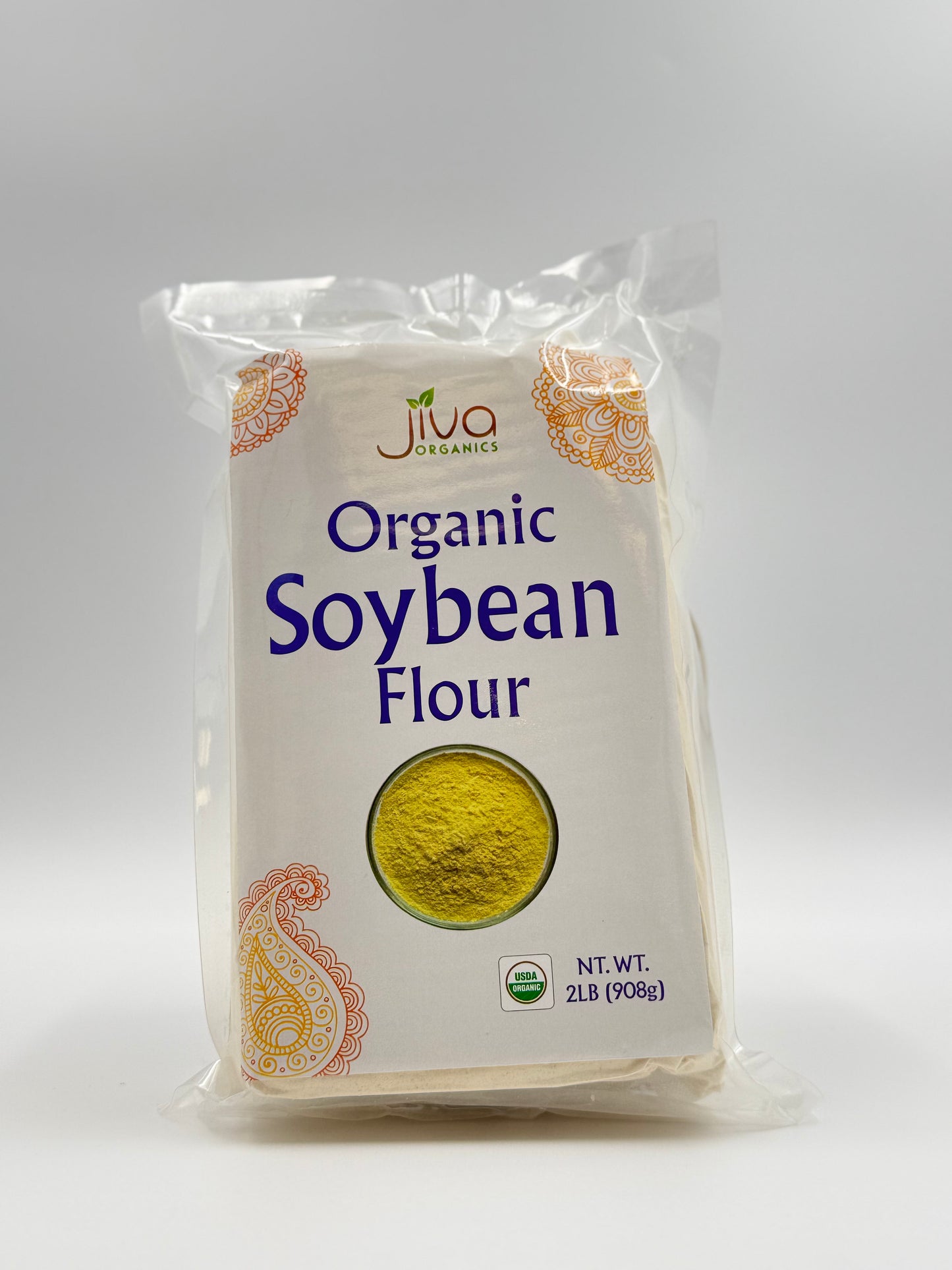 Jiva Organics Organic Soybean Flour - 2 Lb (908 Gm)