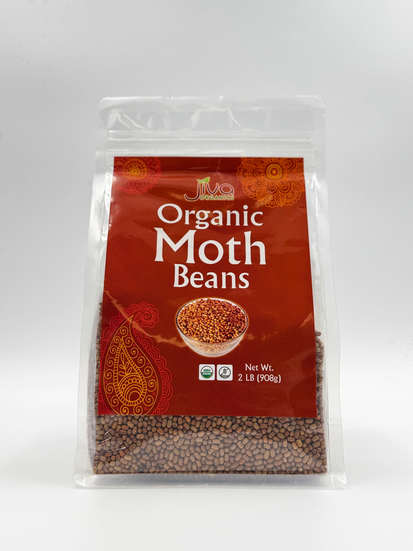 Jiva Organics Organic Moth Beans - 2 Lb
