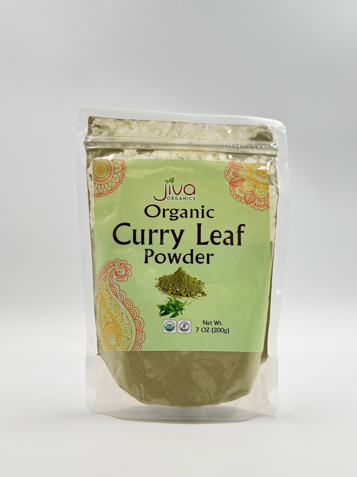Jiva Organics Organic Curry Leaf Powder - 200 Gm (7 Oz)