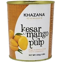 Khazana Alphonso Mango Pulp - 850 Gm