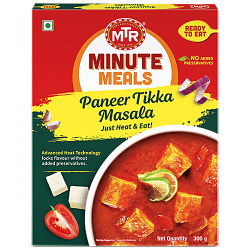MTR Ready To Eat Paneer Tikka Masala - 300 Gm (10.58 Oz)