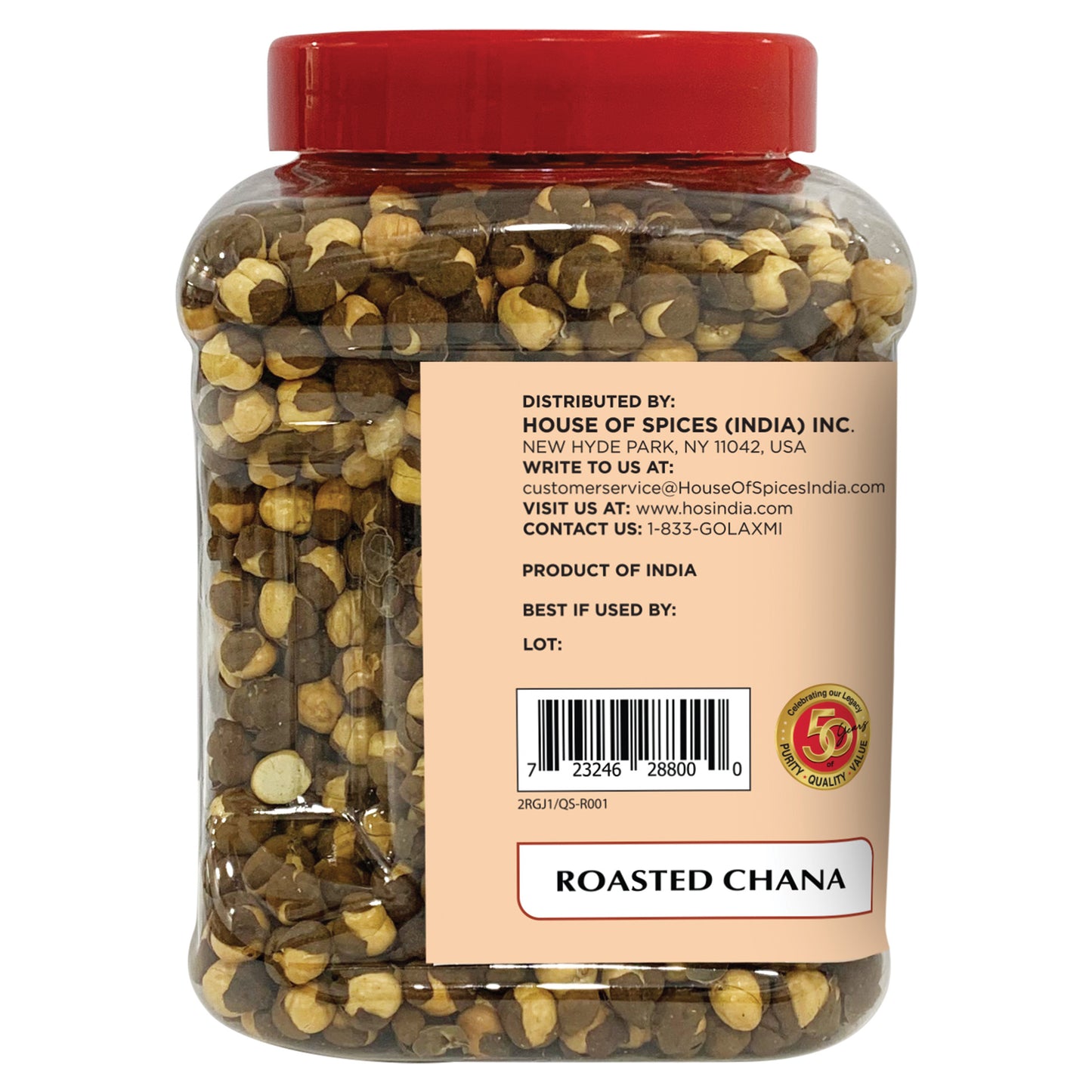 Laxmi Roasted Chana With Husk - 14 Oz (400 Gm)