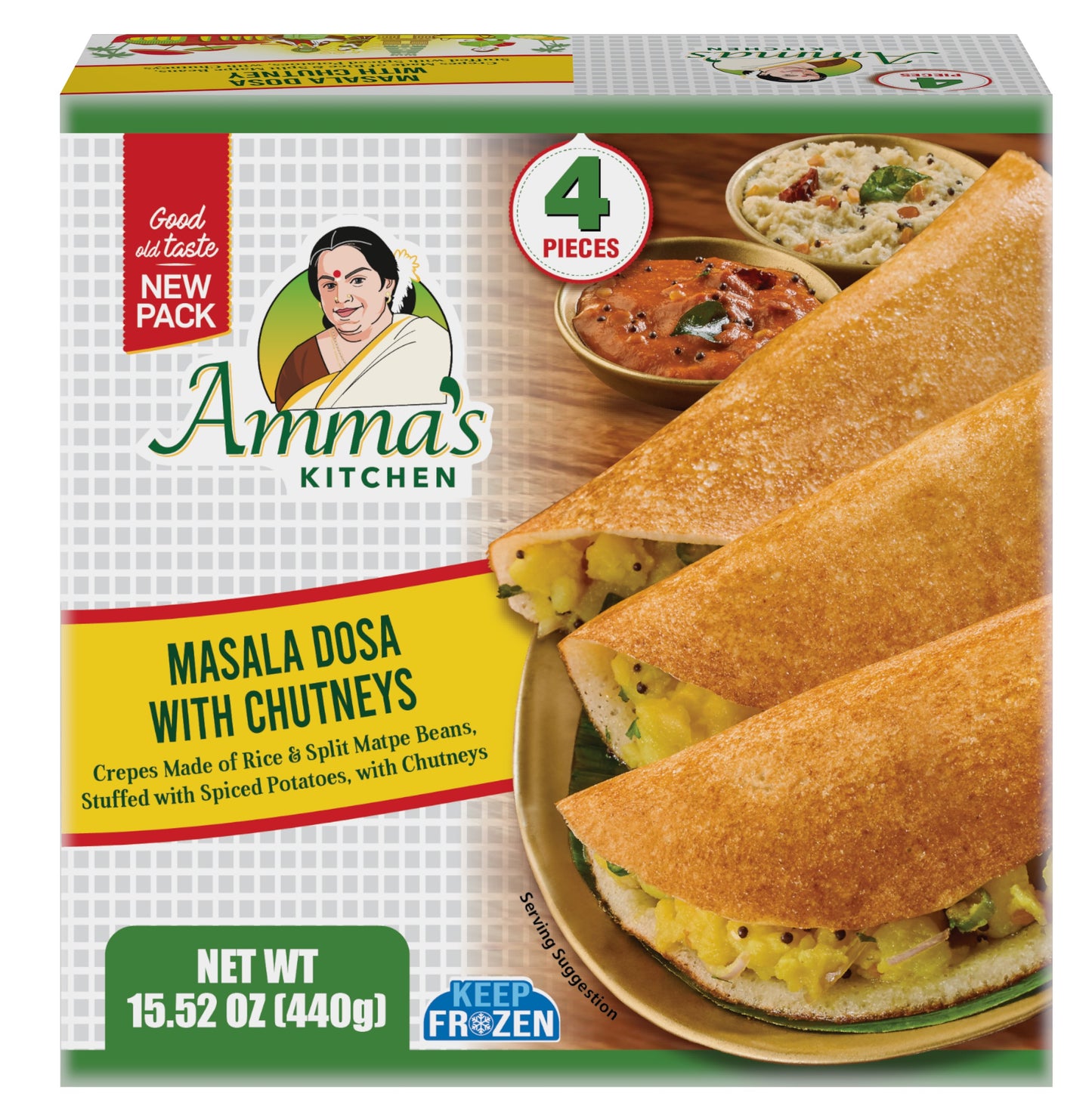 Amma's Kitchen Masala Dosa Chutney- 440 Gm