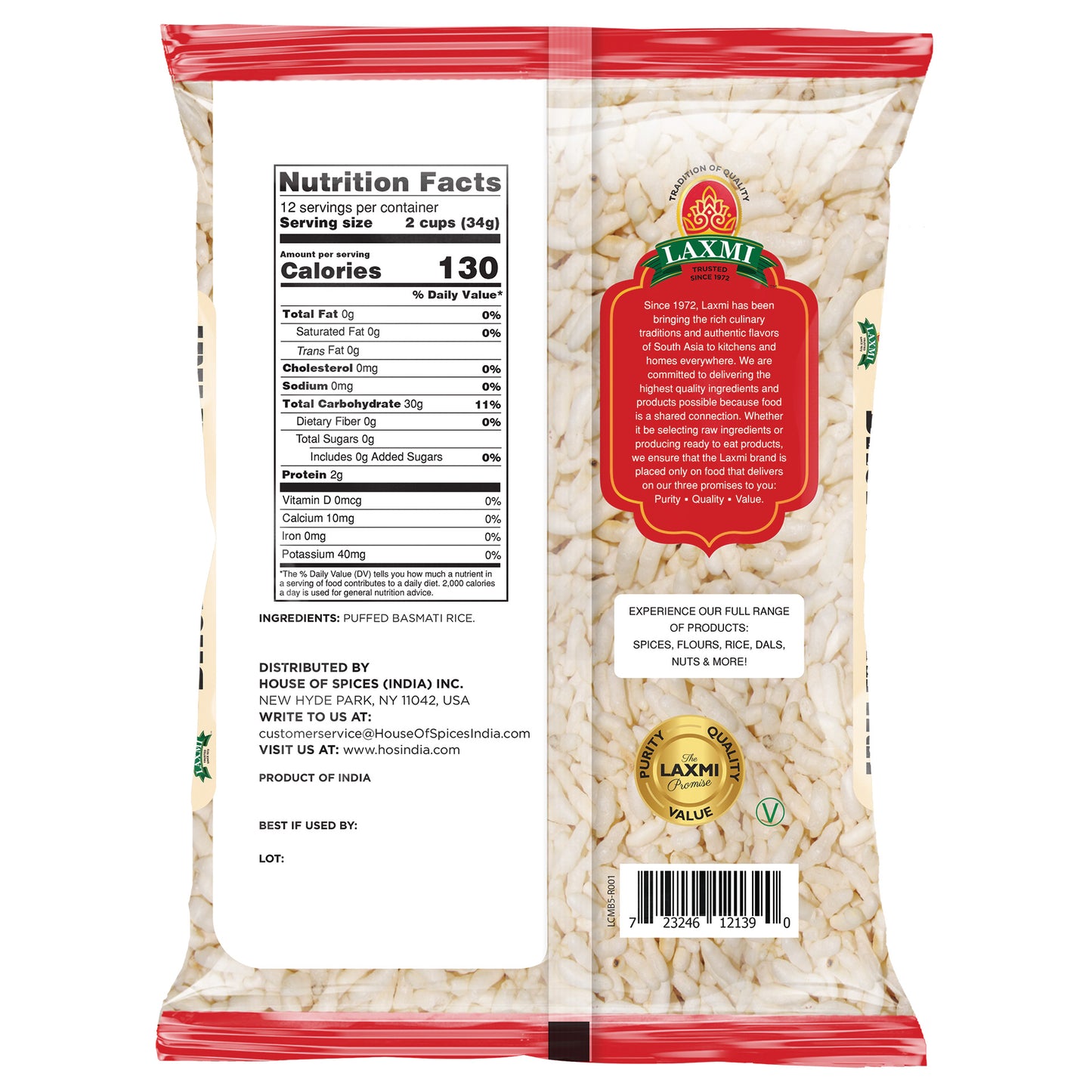 Laxmi Mamra Basmati - 400 Gm (14 Oz)