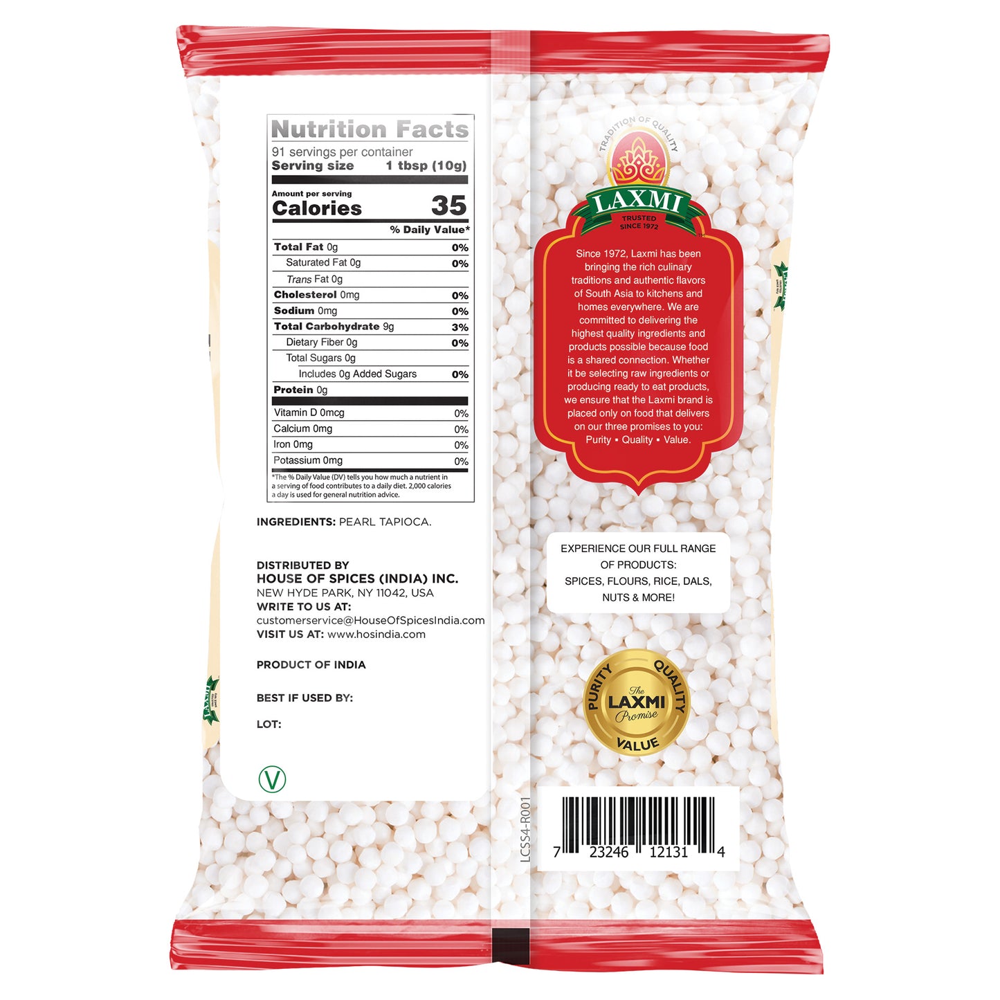 Laxmi Sabudana - 2 Lb (907 Gm)