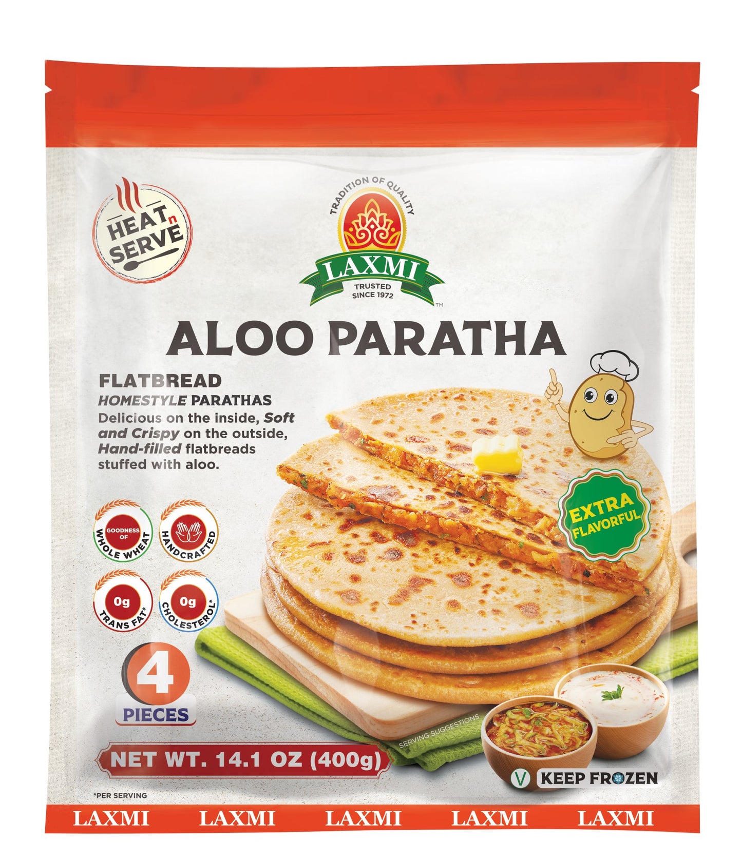 Laxmi Aloo Paratha 4 Pc - 400 Gm