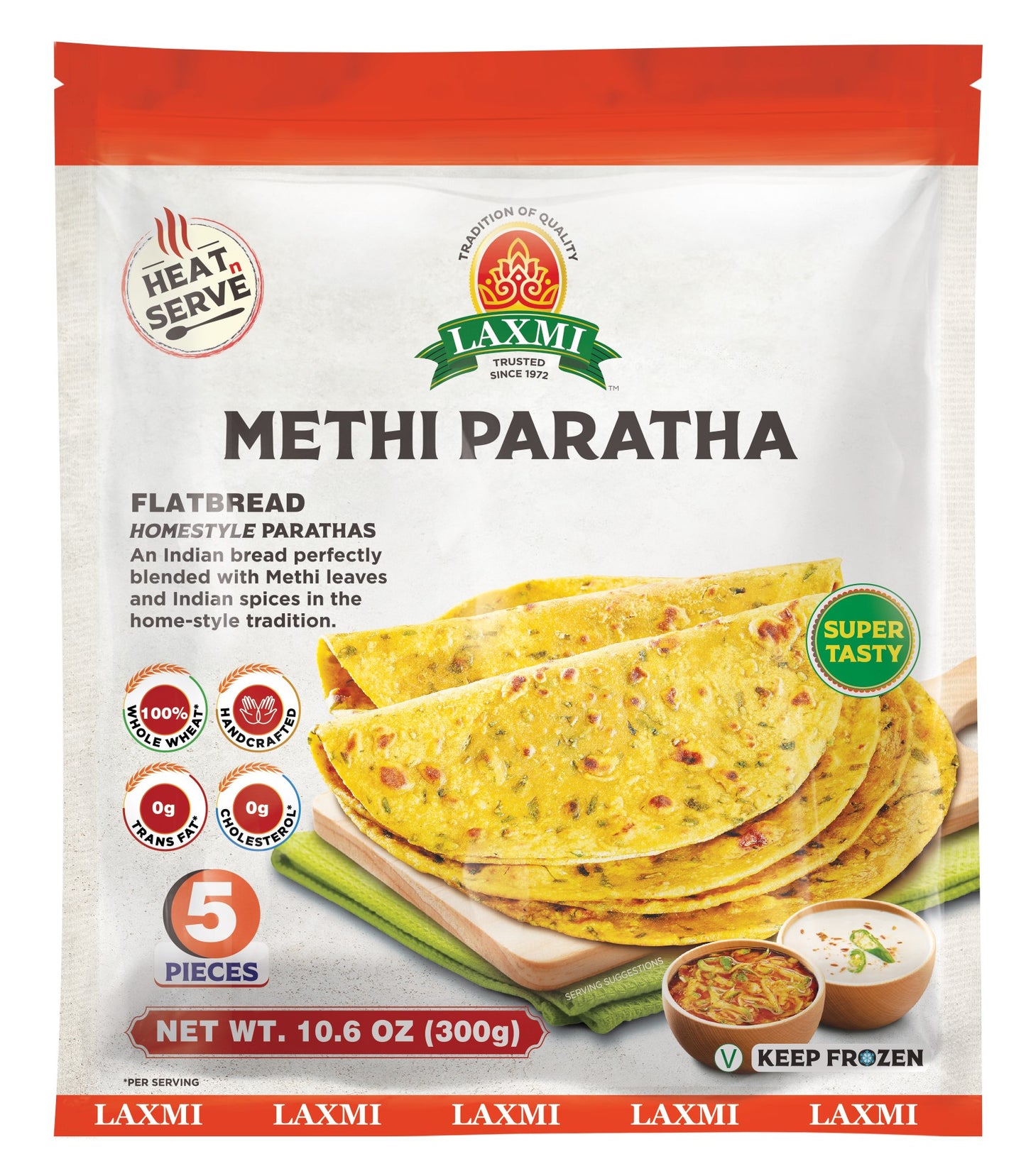 Laxmi Methi Paratha 5 Pc - 300 gm