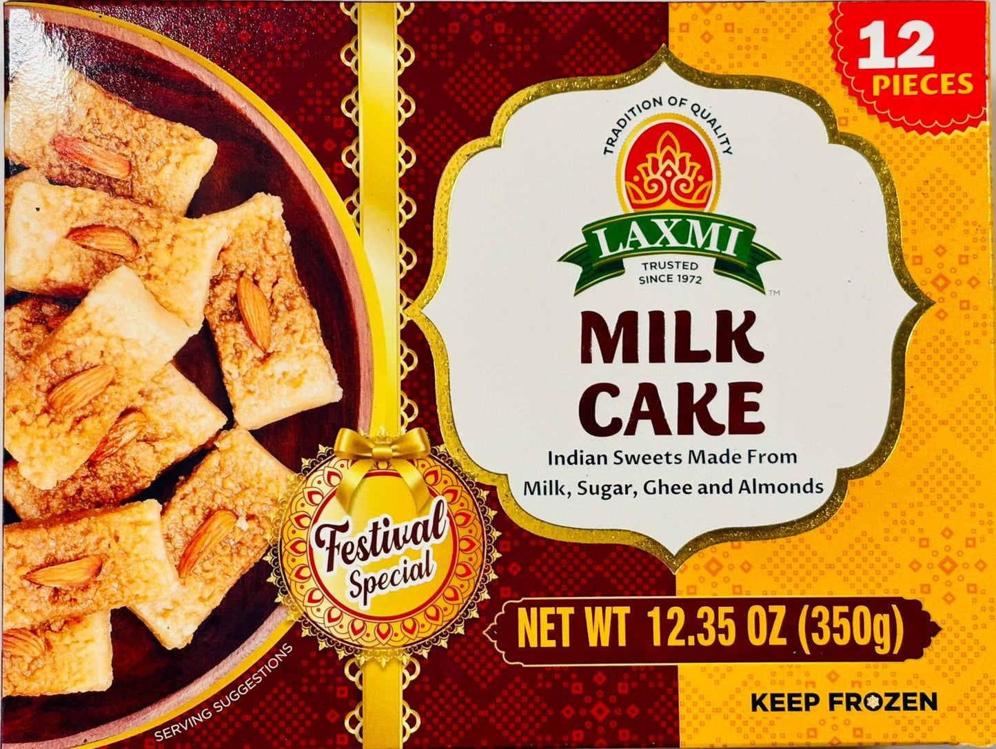 Laxmi Milk Cake - 350 Gm (12.35 Oz)