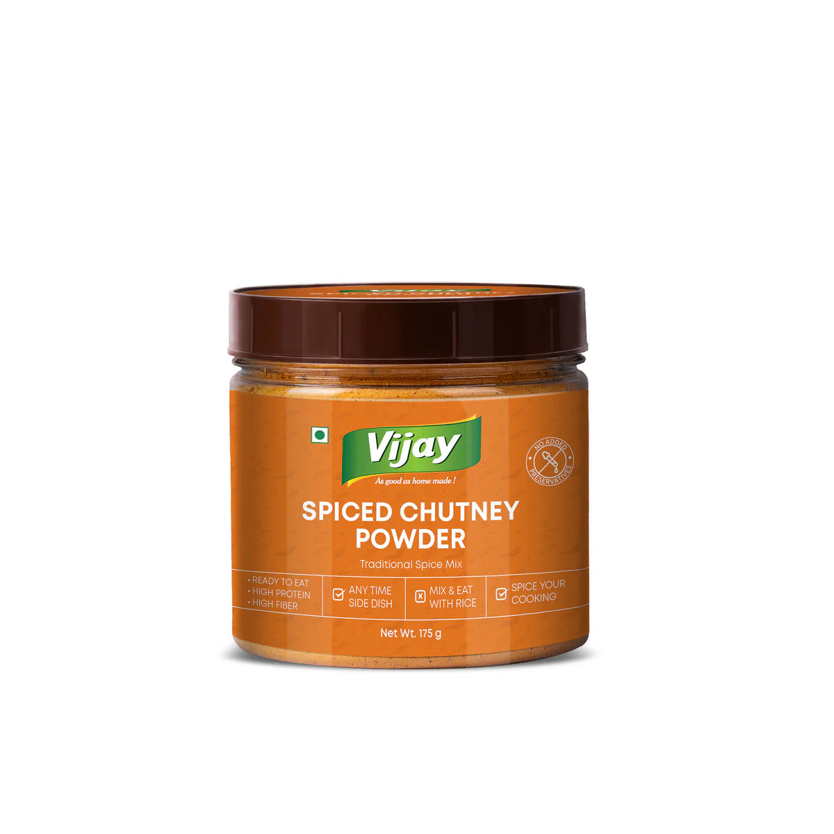 Vijay Spiced Chutney Powder - 175 Gm (7.8 Oz)
