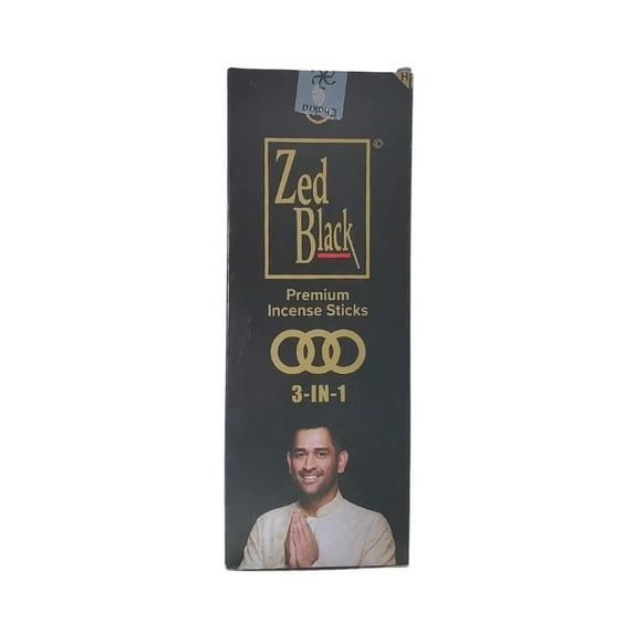 Zed Black Incense Sticks 3 in 1 - 120 Sticks