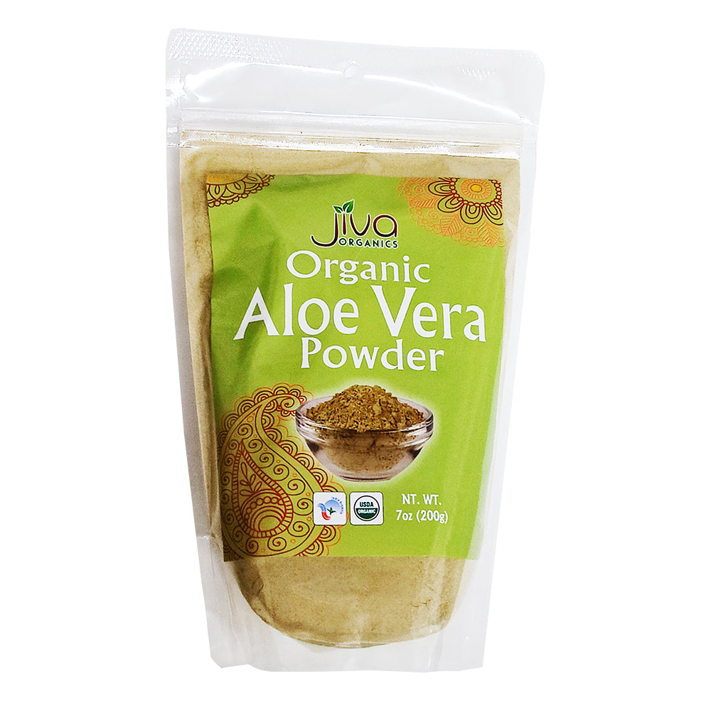 Jiva Organics Organic Aloe Vera Powder - 200 Gm (7 Oz)