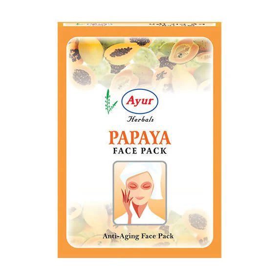 Ayur Herbals Papaya Face Pack - 100 Gm (3.5 Oz)