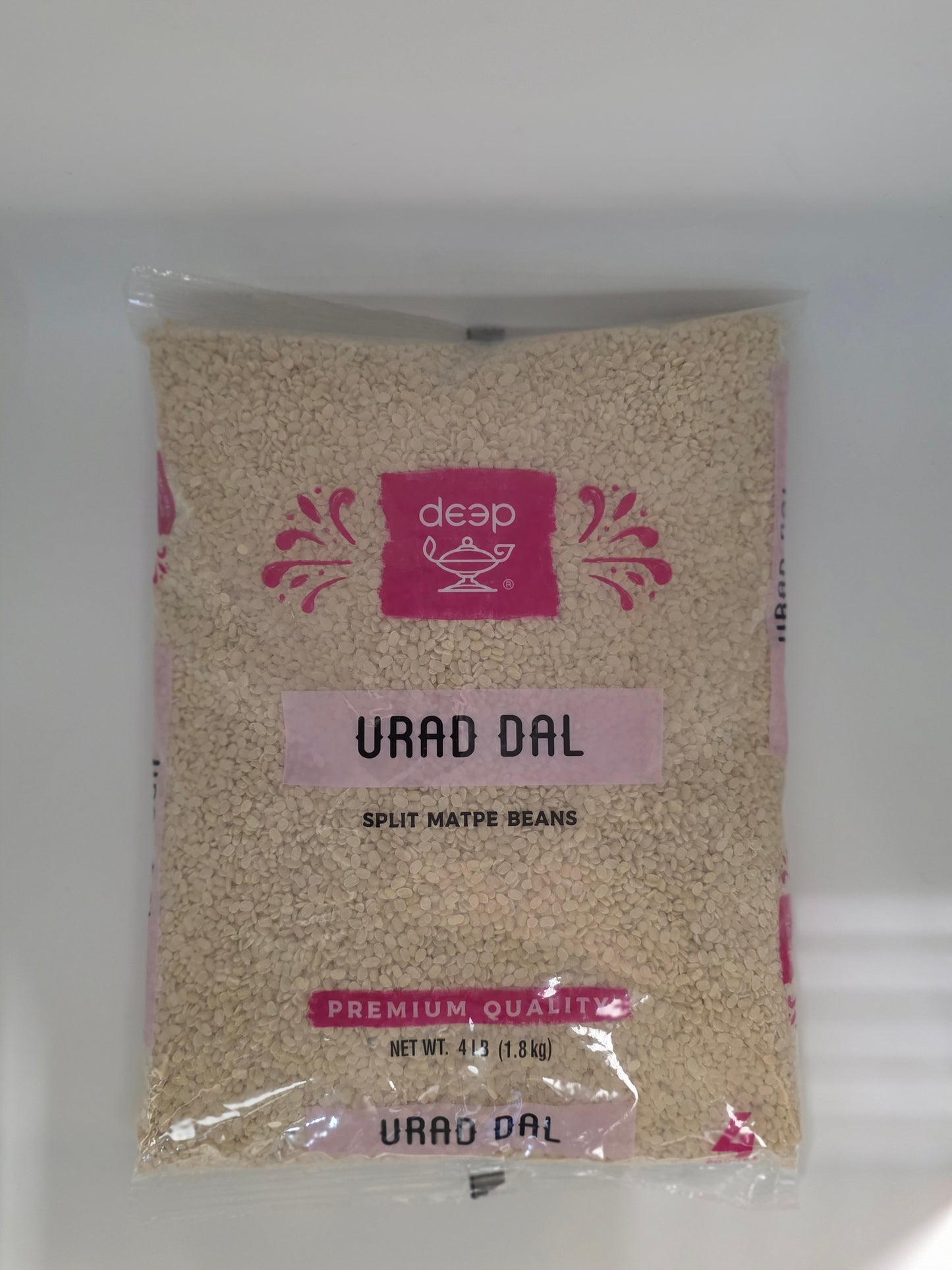 Deep Urad Dal Split Mapte Beans - 4 Lb (1.8 Kg)