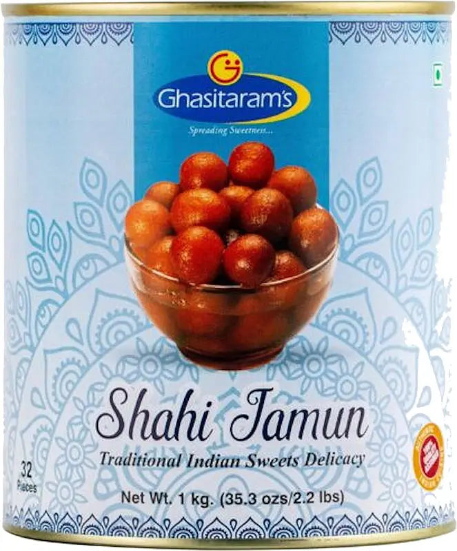Ghasitaram's Shahi Jamun - 1 Kg (2.2 Lb)