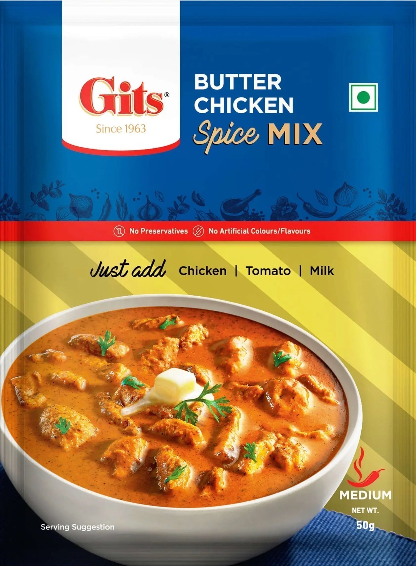 Gits Spice Butter Chicken - 50 Gm