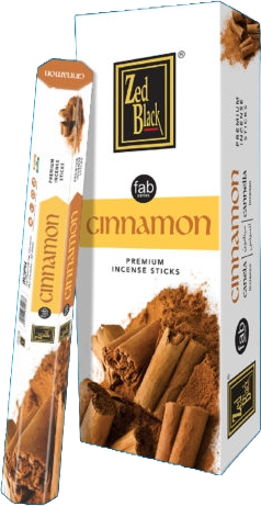 Zed Black Cinnamon Incense 6 Pk - 120 Sticks