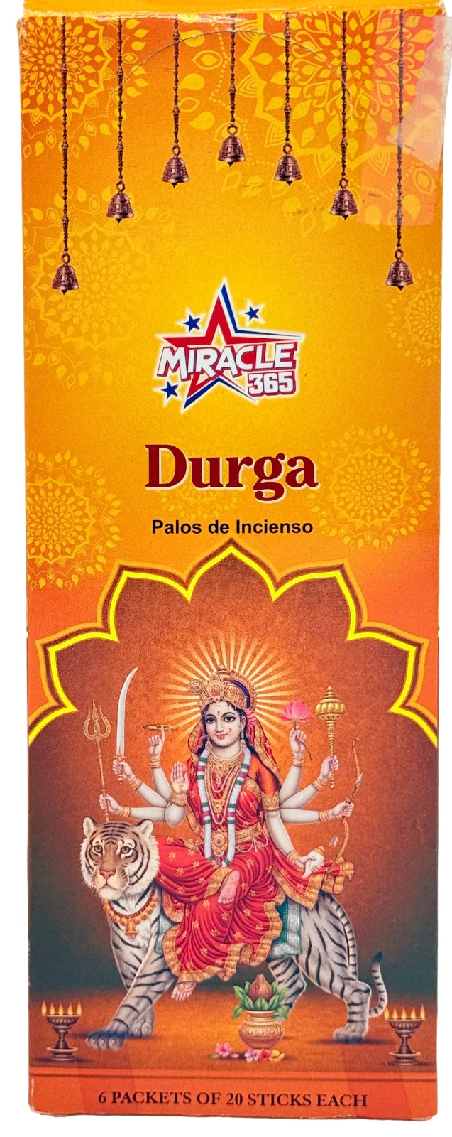 Miracle 365 Incense Durga 6 Pk - 120 Sticks
