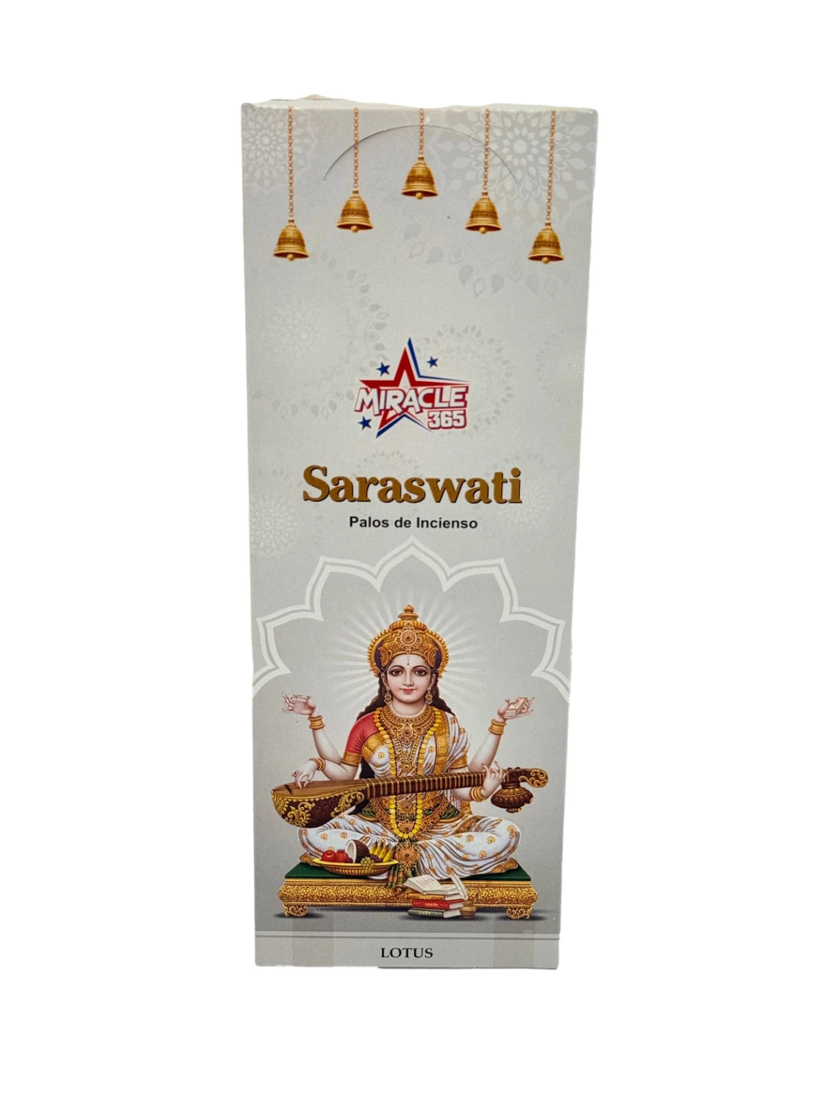 Miracle 365 Incense Saraswati 6 Pk - 120 Sticks