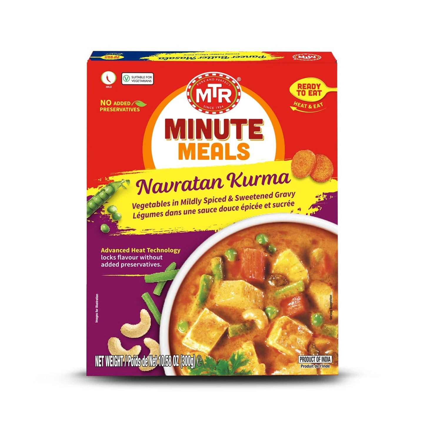 MTR Ready To Eat Navratan Kurma - 300 Gm (10.58 Oz