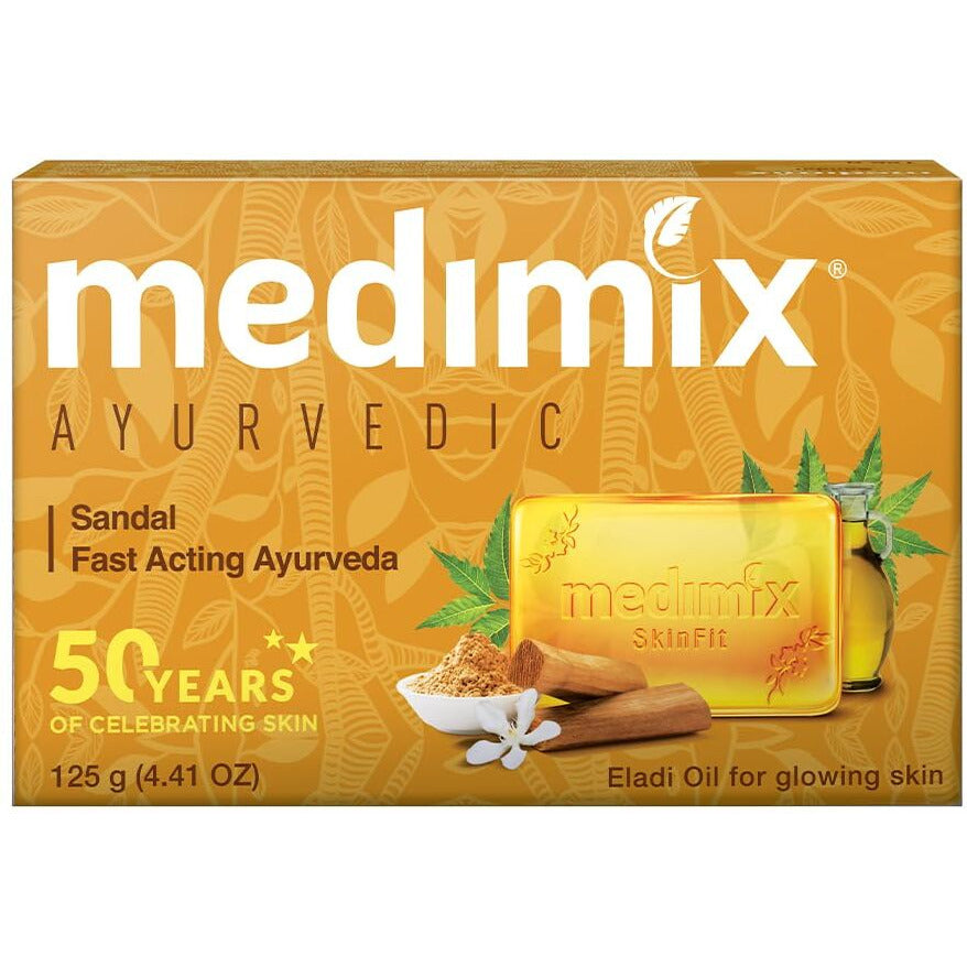 Medimix Ayurvedic Sandal Soap - 125 Gm (4.4 Oz)