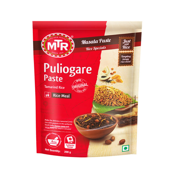 MTR Puliogare Paste - 200 Gm (7.05 Oz)