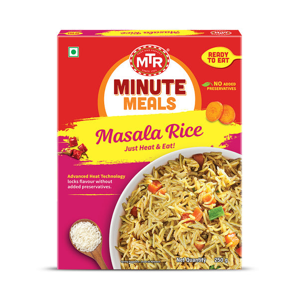 MTR Ready To Eat Masala Rice - 250 Gm (8.8 Oz)