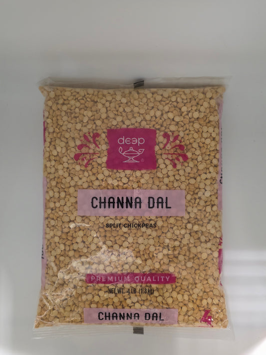 Deep Chana Dal Split Chickpeas - 4 Lb (1.8 Kg)