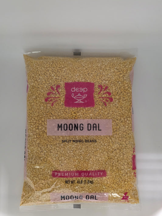 Deep Yellow Moong Dal - 4 Lb (1.8 Kg)