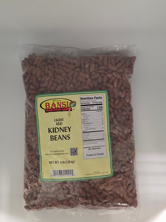 Bansi Light Red Kidney Beans - 4 Lb (1.8 Kg)