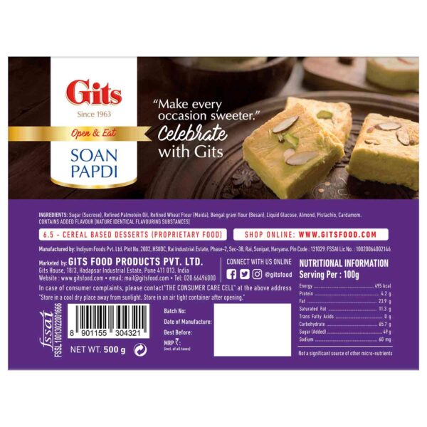 Gits Soan Papdi - 500 Gm