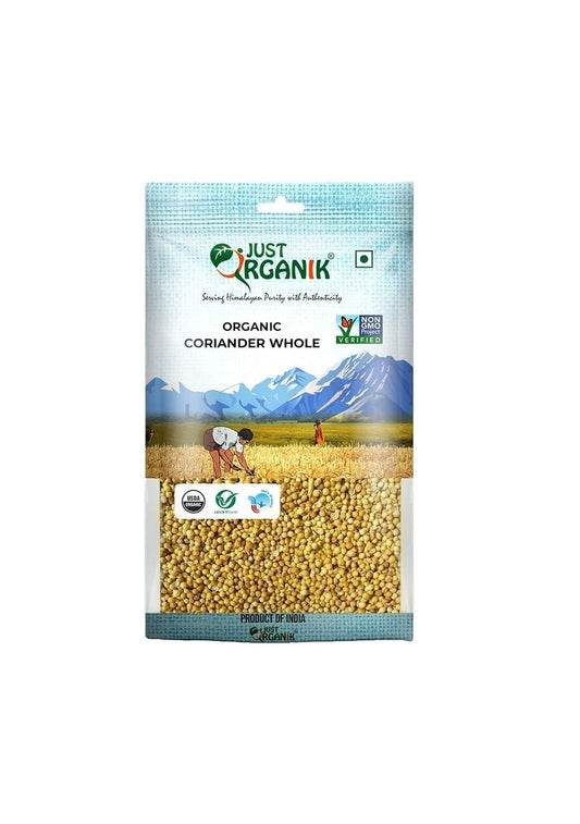 Just Organik Coriander Seeds - 250 Gm (8.8 Gm)