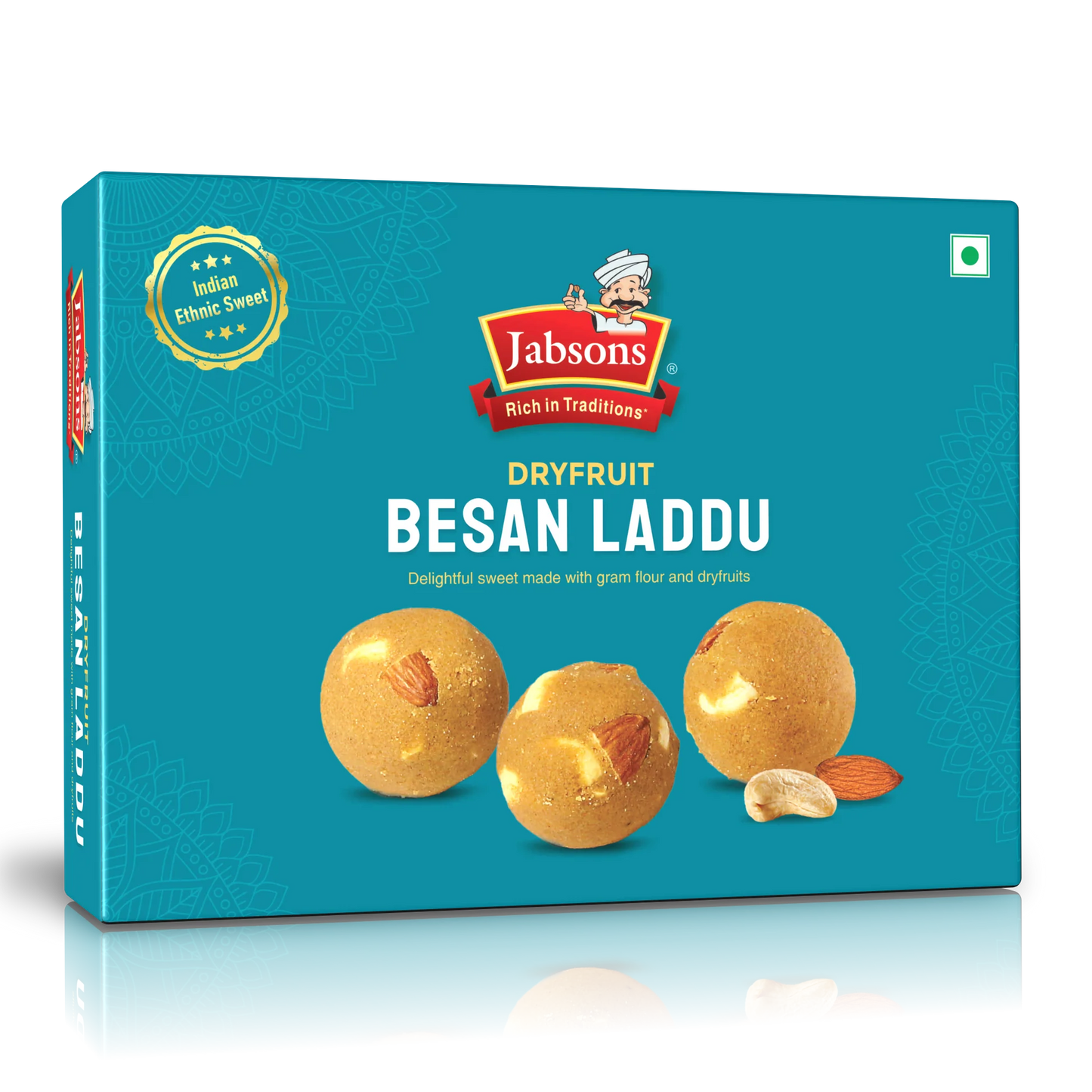 Jabsons Dryfruit Besan Laddu - 400 Gm (14.11 Oz)