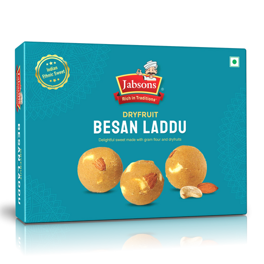 Jabsons Dryfruit Besan Laddu - 400 Gm (14.11 Oz)