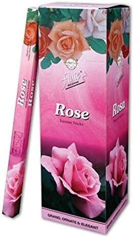 Flute Incense Rose 6 Pk - 120 Sticks