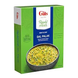Gits Ready Meals Dal Palak - 300 Gm (10.5 Oz)